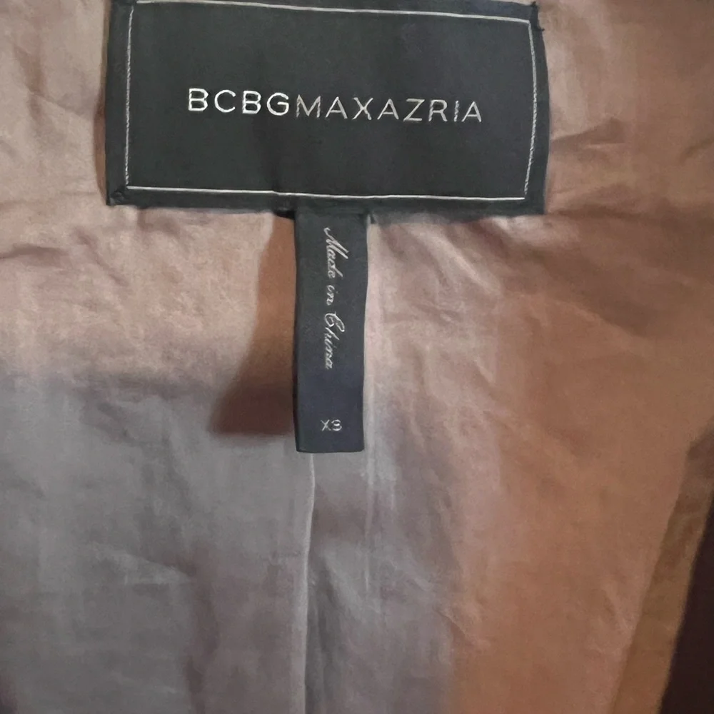 Women’s Suede BCBGMazAzria XS high back jacket - Picture 3 of 3